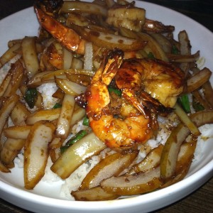 carmelized shrimp